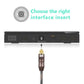 Frendorf | 20m EMK OD6.0mm Toslink Quadratanschluss zu Quadratanschluss TV Digital Audio Optisches Glasfaser Verbindungskabel