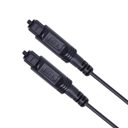 Frendorf | 25m EMK OD2.2mm Digital Audio Optical Fiber Kabel Kunststoff Lautsprecher Balance Kabel (Schwarz)