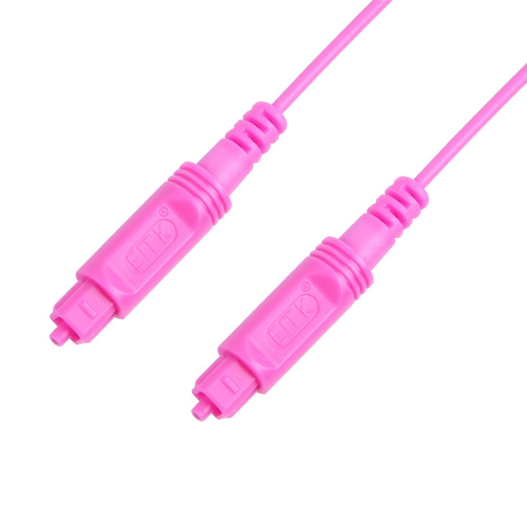 Frendorf | 25m EMK OD2.2mm Digital Audio Optisches Glasfaserkabel Kunststoff Lautsprecher Balanced Kabel (Pink)