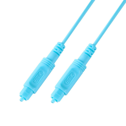 Frendorf | 25m EMK OD2.2mm Digital Audio Optisches Glasfaserkabel Plastik Lautsprecher Balance Kabel (Himmelblau)