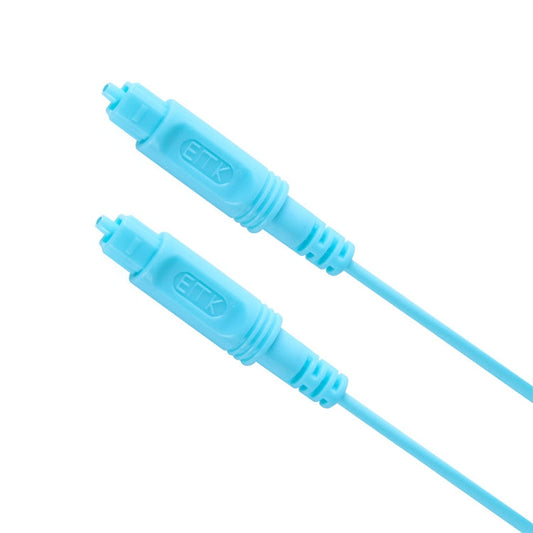 Frendorf | 25m EMK OD2.2mm Digital Audio Optisches Glasfaserkabel Plastik Lautsprecher Balance Kabel (Himmelblau)