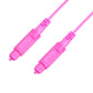 Frendorf | 30m EMK OD2.2mm Digital Audio Optisches Glasfaserkabel Plastik Lautsprecher Balance Kabel (Pink)