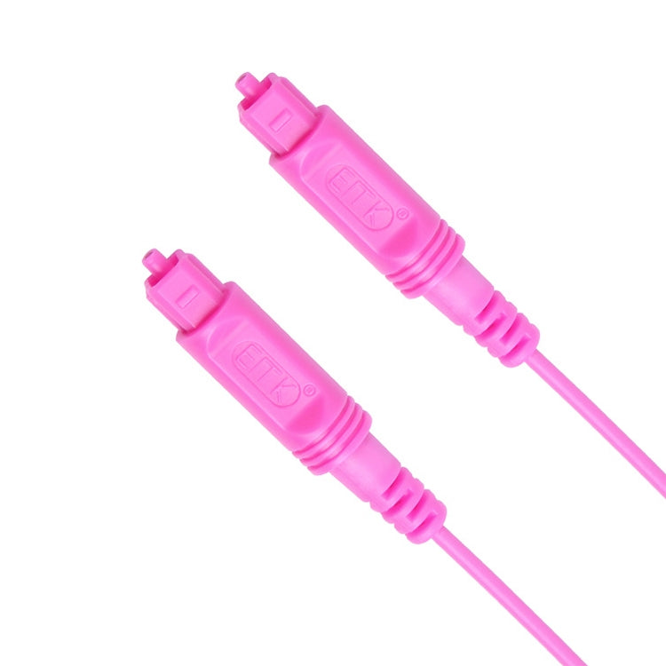 Frendorf | 30m EMK OD2.2mm Digital Audio Optisches Glasfaserkabel Plastik Lautsprecher Balance Kabel (Pink)