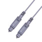 Frendorf | 30m EMK OD2.2mm Digital Audio Optisches Glasfaser-Kabel Kunststoff Lautsprecher Balance-Kabel (Silber Grau)