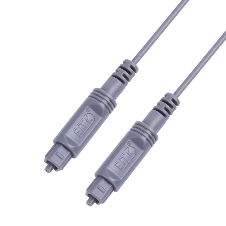 Frendorf | 30m EMK OD2.2mm Digital Audio Optisches Glasfaser-Kabel Kunststoff Lautsprecher Balance-Kabel (Silber Grau)