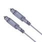 Frendorf | 30m EMK OD2.2mm Digital Audio Optisches Glasfaser-Kabel Kunststoff Lautsprecher Balance-Kabel (Silber Grau)