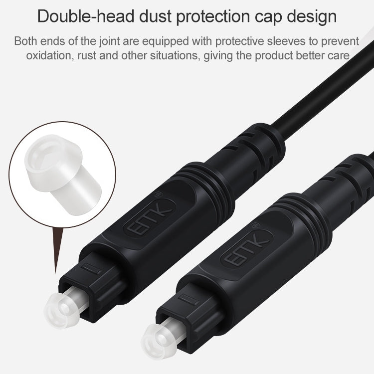 Frendorf | 30m EMK OD2.2mm Digital Audio Optisches Glasfaser-Kabel Kunststoff Lautsprecher Balance-Kabel (Silber Grau)
