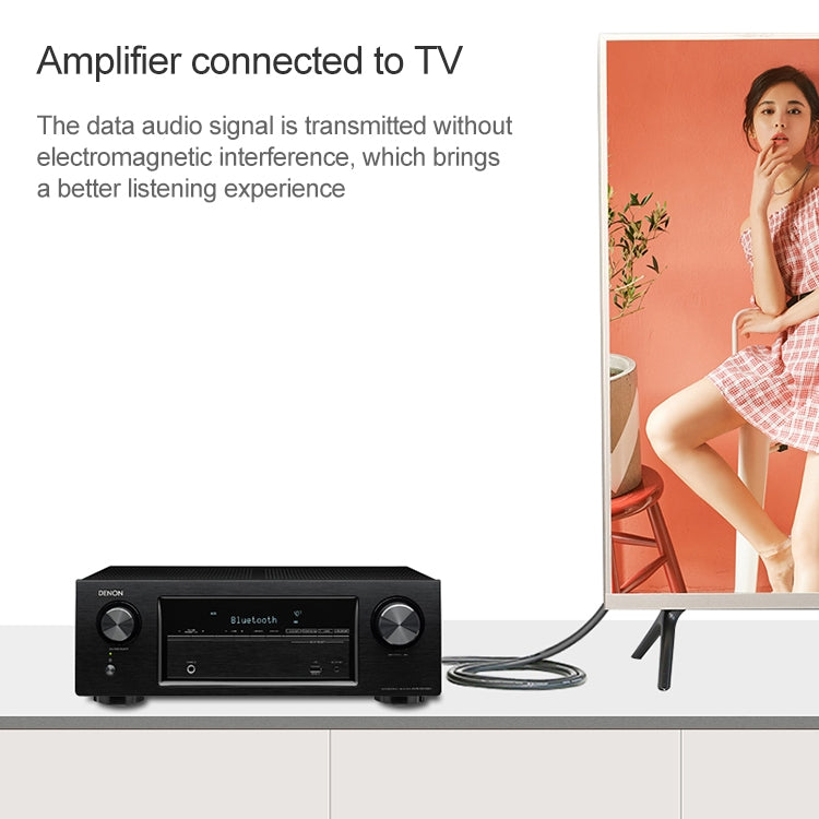 Frendorf | 30m EMK OD2.2mm Digital Audio Optisches Glasfaser-Kabel Kunststoff Lautsprecher Balance-Kabel (Silber Grau)