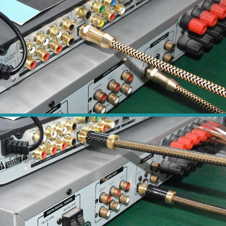 Frendorf | 15m EMK OD6.0mm vergoldetes TV Digital Audio optisches Faserverbindungskabel