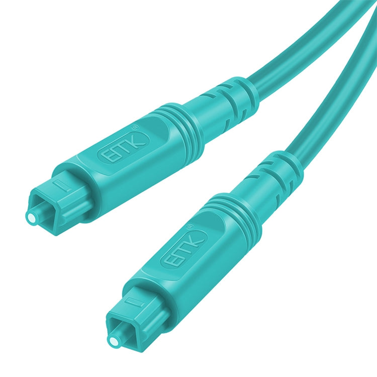Frendorf | 25m EMK OD4.0mm Quadrat Port zu Quadrat Port Digital Audio Lautsprecher Optisches Kabel verbindung (Himmelblau)