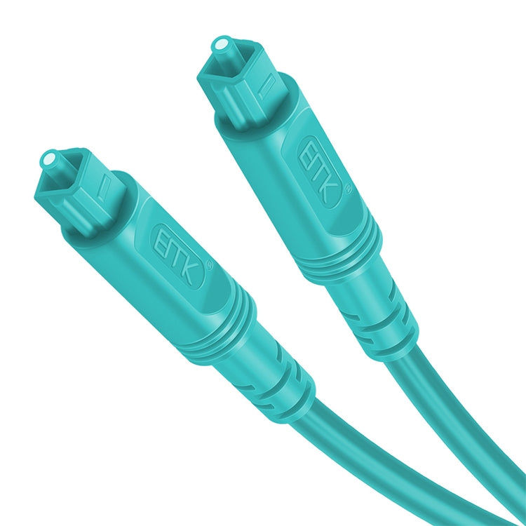 Frendorf | 25m EMK OD4.0mm Quadrat Port zu Quadrat Port Digital Audio Lautsprecher Optisches Kabel verbindung (Himmelblau)