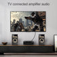 Frendorf | 25m EMK OD4.0mm Quadrat Port zu Quadrat Port Digital Audio Lautsprecher Optisches Kabel verbindung (Himmelblau)