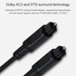 Frendorf | 25m EMK OD4.0mm Quadrat Port zu Quadrat Port Digital Audio Lautsprecher Optisches Kabel verbindung (Himmelblau)