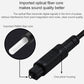 Frendorf | 25m EMK OD4.0mm Quadrat Port zu Quadrat Port Digital Audio Lautsprecher Optisches Kabel verbindung (Himmelblau)