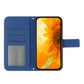Frendorf | Für Samsung Galaxy S24 Ultra 5G Skin Feel Sun Flower Embossed Flip-Leder-Phone-Case mit Lanyard (Dunkelblau)