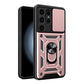 Frendorf | Für Samsung Galaxy S24 Ultra 5G Gleiten Kamera Cover Design TPU+PC Handyhülle (Roségold)