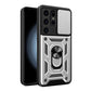 Frendorf | Für Samsung Galaxy S24 Ultra 5G Sliding Camera Cover Design TPU+PC Handyhülle (Silber)