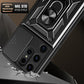 Frendorf | Für Samsung Galaxy S24 Ultra 5G Sliding Camera Cover Design TPU+PC Handyhülle (Silber)