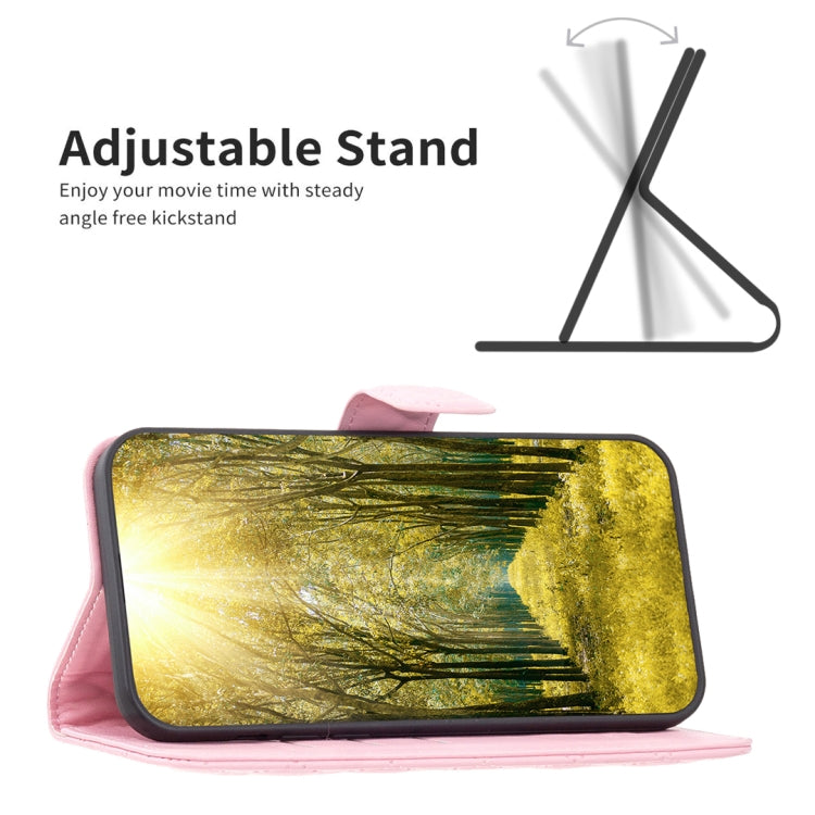 Frendorf | Für Samsung Galaxy S24 Ultra 5G Diamantgitter Brieftaschen Flip Leder Handyhülle (Rosa)