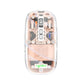 Frendorf | HXSJ T900 Transparent Magnet Drei-Modus Wireless Gaming Maus (Pink)