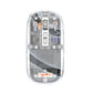 Frendorf | HXSJ T900 Transparent Magnet Drei-Modus Wireless Gaming Maus (Grau)