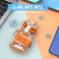 Frendorf | HXSJ T900 Transparent Magnet Drei-Modus Wireless Gaming Maus (Grau)