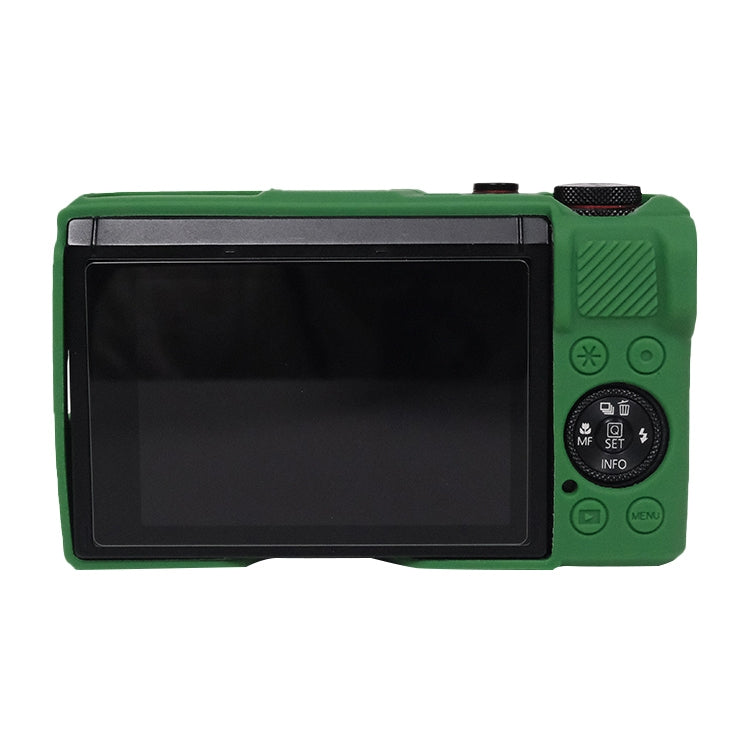 Frendorf | Für Canon PowerShot G7 X Mark III / G7X3 Weicher Silikon-Schutzcase mit Objektivabdeckung (Grün)