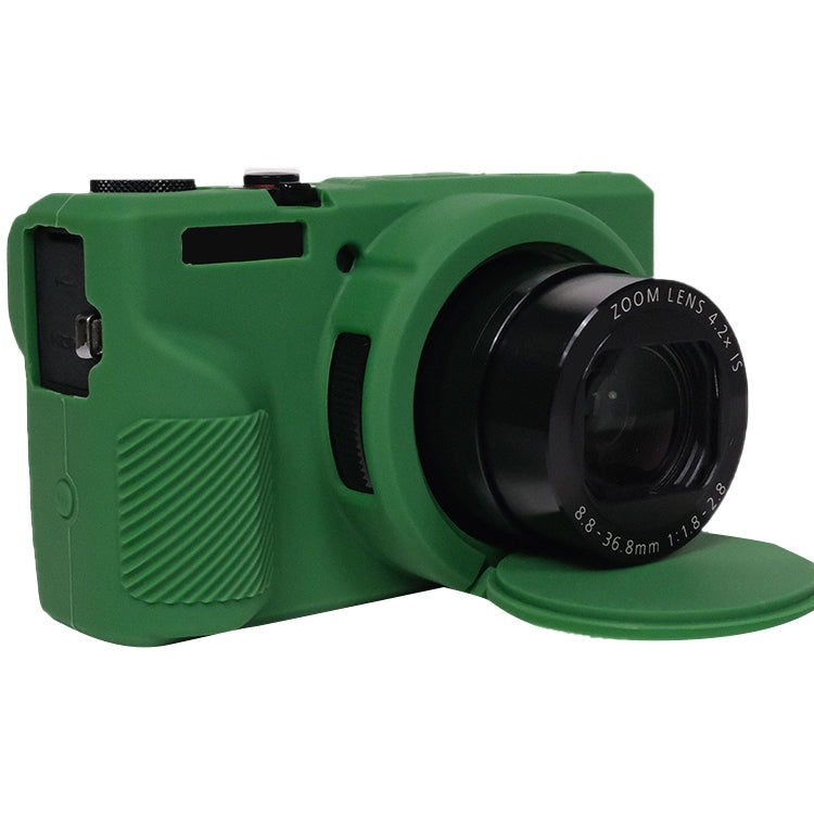 Frendorf | Für Canon PowerShot G7 X Mark III / G7X3 Weicher Silikon-Schutzcase mit Objektivabdeckung (Grün)