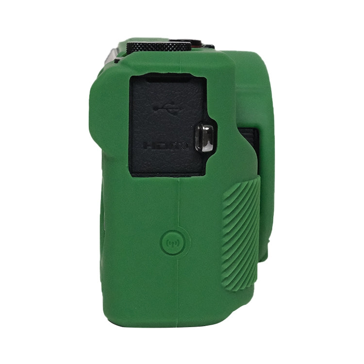 Frendorf | Für Canon PowerShot G7 X Mark III / G7X3 Weicher Silikon-Schutzcase mit Objektivabdeckung (Grün)