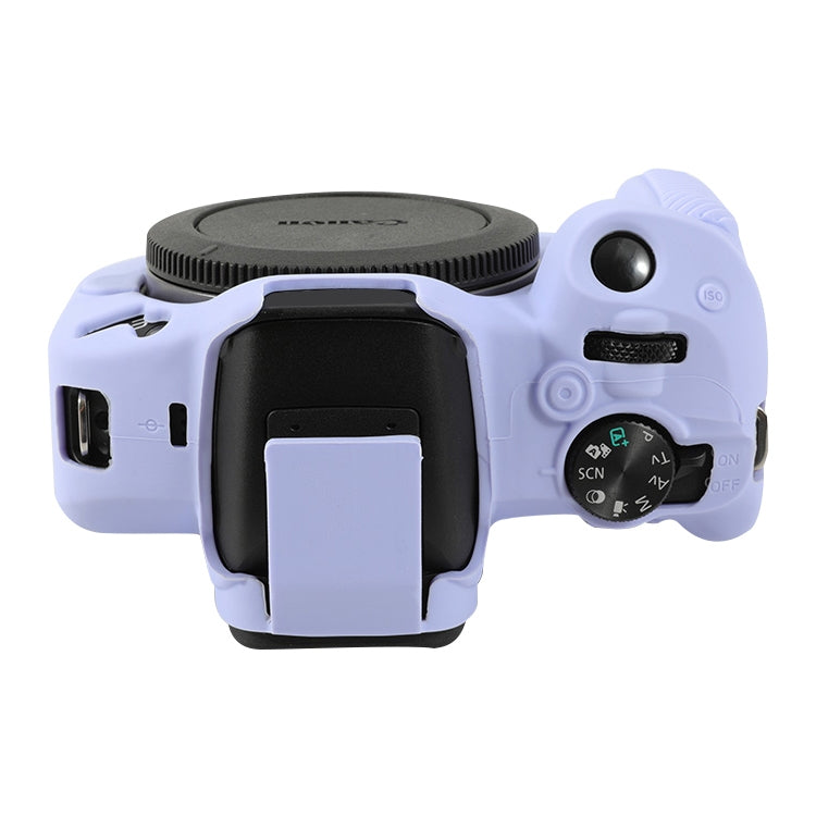 Frendorf | Für Canon EOS R50 weiche Silikon-Schutzhülle (Lavendel Lila)