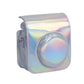 Frendorf | Für FUJIFILM instax mini 12 Laser Volllederkamera Tasche mit Schulterriemen (Silber)