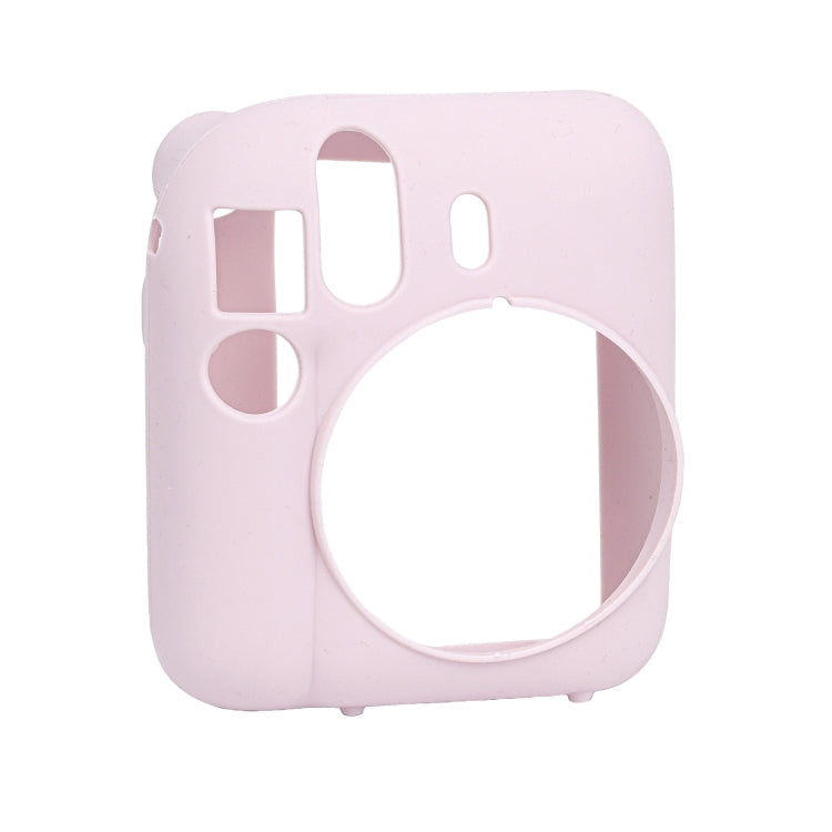 Frendorf | Voor FUJIFILM instax mini 12 Zachte Siliconen Camera Beschermcase (Roze)