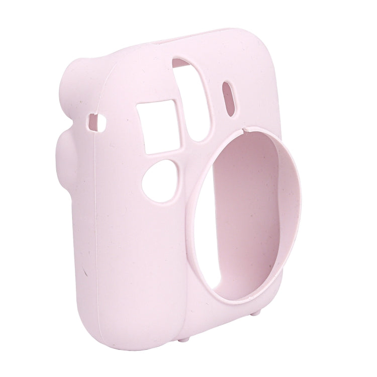 Frendorf | Voor FUJIFILM instax mini 12 Zachte Siliconen Camera Beschermcase (Roze)