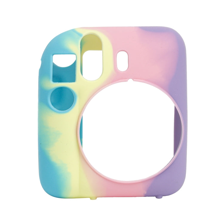 Frendorf | Für FUJIFILM instax mini 12 Weiche Silikon Kamera Schutzhülle (Dunkelblau Lila)
