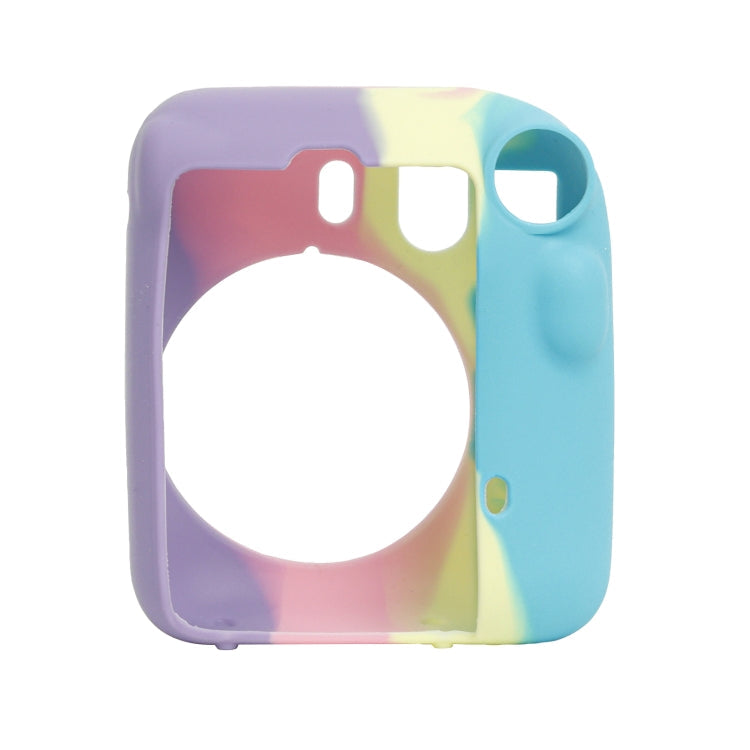 Frendorf | Für FUJIFILM instax mini 12 Weiche Silikon Kamera Schutzhülle (Dunkelblau Lila)