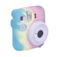 Frendorf | Für FUJIFILM instax mini 12 Weiche Silikon Kamera Schutzhülle (Dunkelblau Lila)