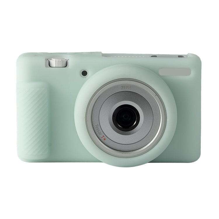 Frendorf | Voor Sony ZV-1F / ZV1 M2 Zachte Siliconen Beschermende Case (Jello Groen)