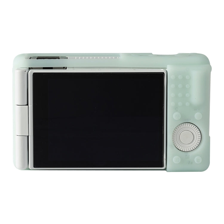 Frendorf | Voor Sony ZV-1F / ZV1 M2 Zachte Siliconen Beschermende Case (Jello Groen)