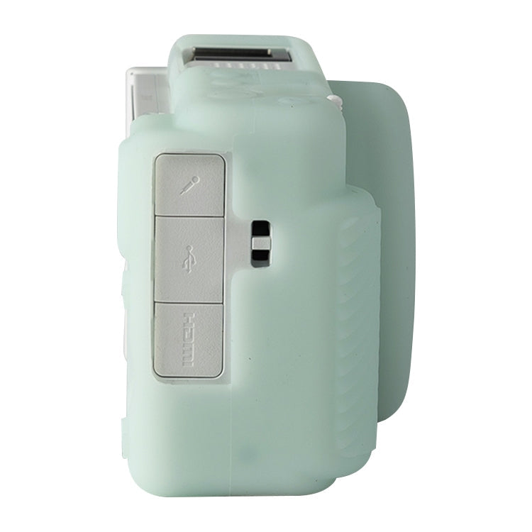Frendorf | Voor Sony ZV-1F / ZV1 M2 Zachte Siliconen Beschermende Case (Jello Groen)