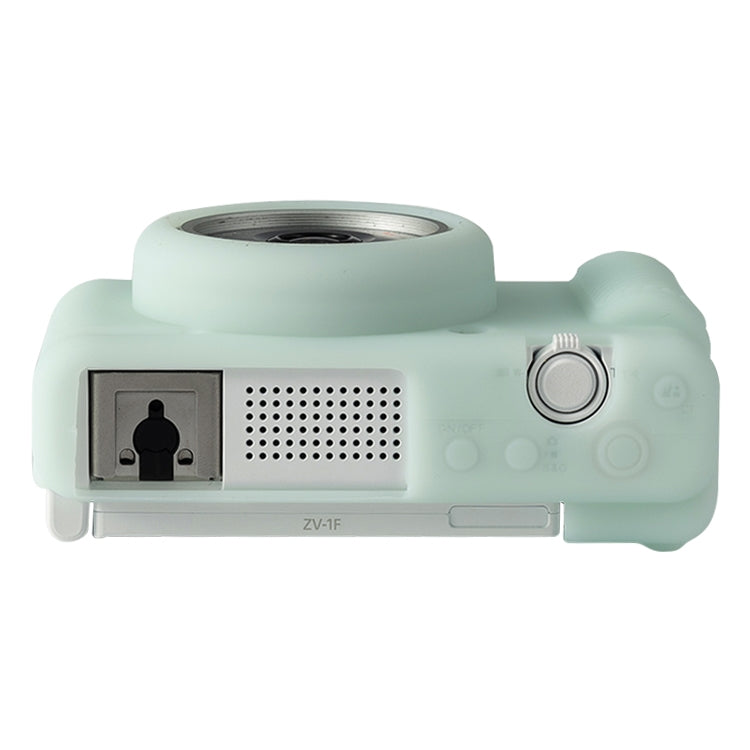 Frendorf | Voor Sony ZV-1F / ZV1 M2 Zachte Siliconen Beschermende Case (Jello Groen)