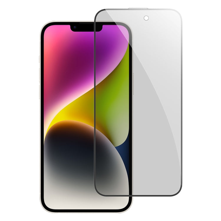 Frendorf | Für iPhone 15 MOMAX 0.3mm 3D Anti-Spy Tempered Glass Film (Schwarz)