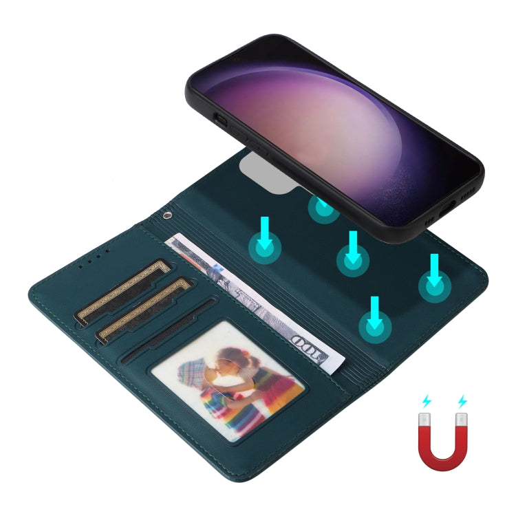 Frendorf | Für Samsung Galaxy S24 Ultra 5G BETOPNICE BN-005 2 in 1 abnehmbar imitierte echtleder Handyhülle(Blau)