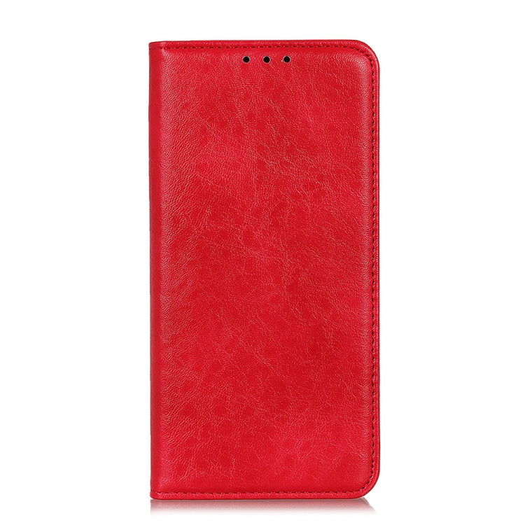 Frendorf | Samsung Galaxy S24 Ultra Magnetische Crazy Horse Textur Leder Telefon Hülle (Rot)
