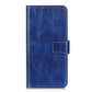 Frendorf | Für Samsung Galaxy S24 Ultra Retro Crazy Horse Textur Leder Handyhülle (Blau)