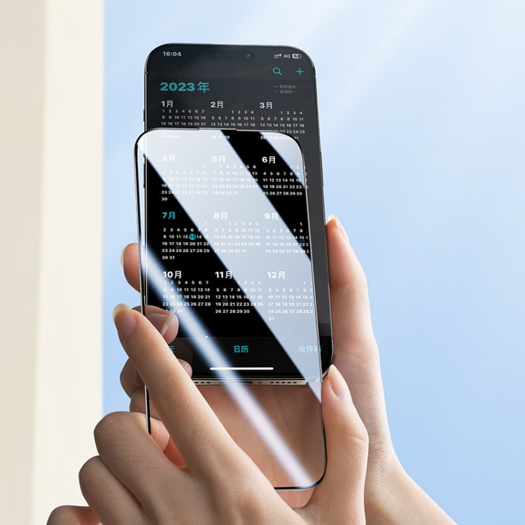 Frendorf | Für iPhone 15 Pro Max Benks Zero Sense Series Anti-Spionage gehärtete Schutzfolie
