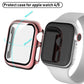 Frendorf | Für Apple Watch Series 5 & 4 40mm Vollständig Abdeckende Plattierung Glas Gehäuse (Rosa)