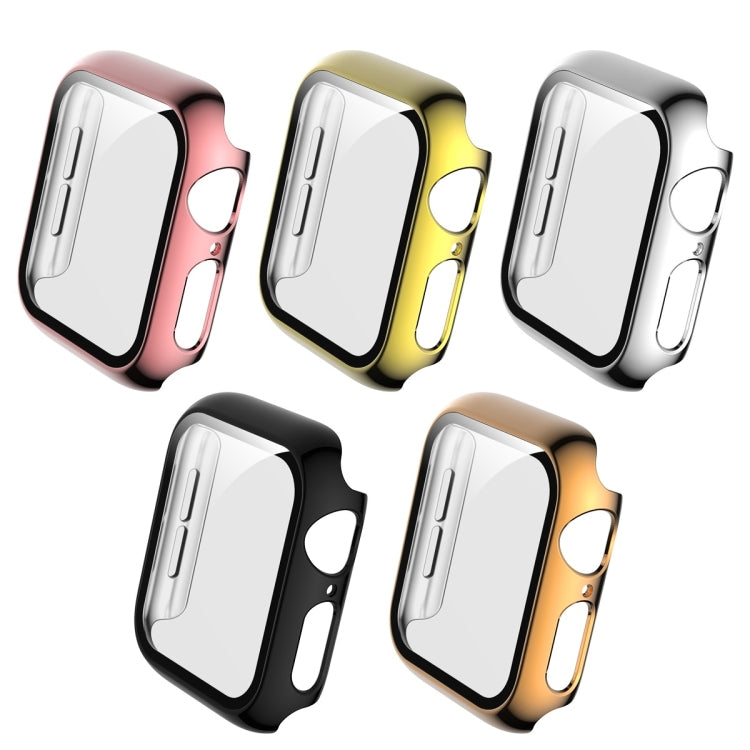 Frendorf | Für Apple Watch Series 5 & 4 40mm Vollständig Abdeckende Plattierung Glas Gehäuse (Rosa)