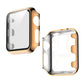 Frendorf | Für Apple Watch Series 3 & 2 & 1 38mm elektroplatiertes PC-Gehäuse + gehärtete Folie integrierte Schutzabdeckung (Roségold)