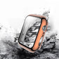 Frendorf | Für Apple Watch Series 3 & 2 & 1 38mm elektroplatiertes PC-Gehäuse + gehärtete Folie integrierte Schutzabdeckung (Roségold)