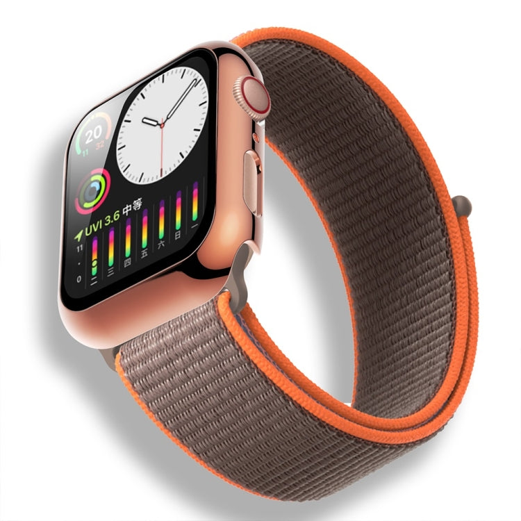 Frendorf | Für Apple Watch Series 5 & 4 40mm elektroplatiertes PC-Gehäuse + gehärtete Folie integrierte Schutzabdeckung (Roségold)